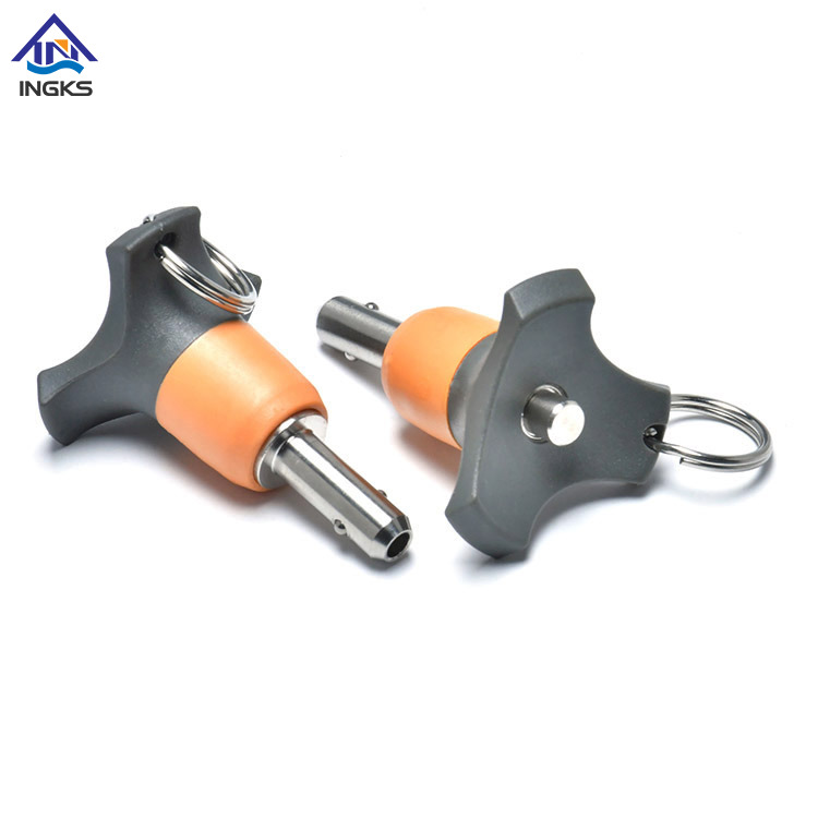 Цветочная головка с ручкой кнопки кольцевой кнопки быстрое выпуск штифт шариковой штифт