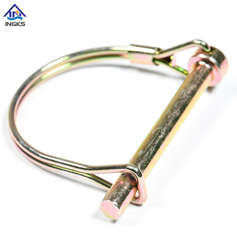 Сталь D Тип Круглый Стопорный Штифт Цинк Желтый