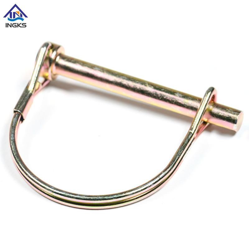 Сталь D Тип Круглый Стопорный Штифт Цинк Желтый