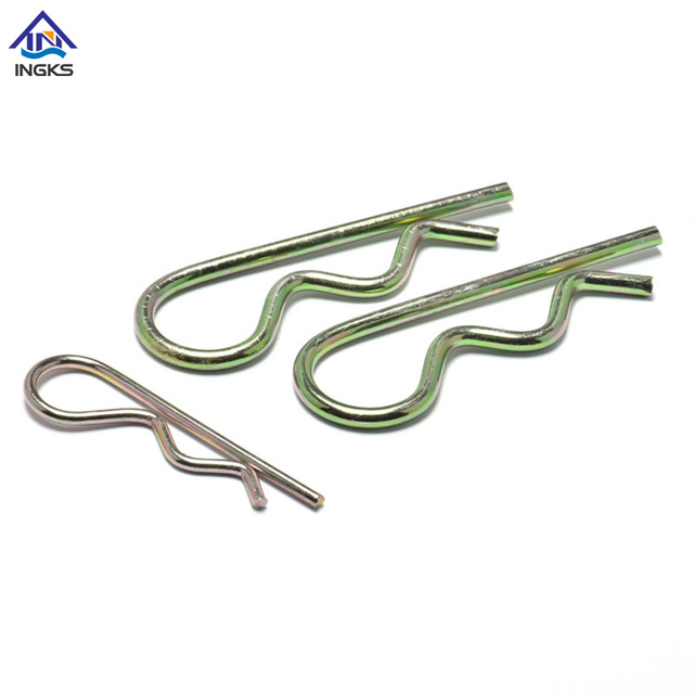 Стальной пружинный шплинт с одинарной спиралью (тип R)